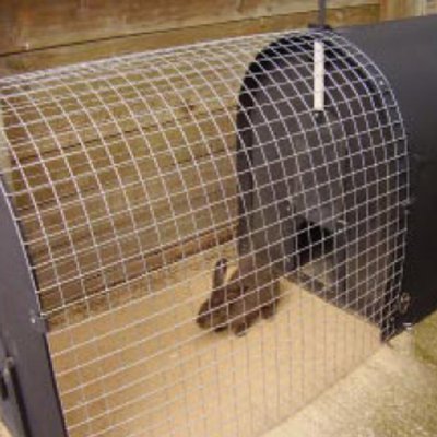 recycled plastic deluxe eco rabbit hutch