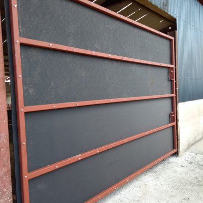 12ft by 4ft recycled platic gates Solway-Board